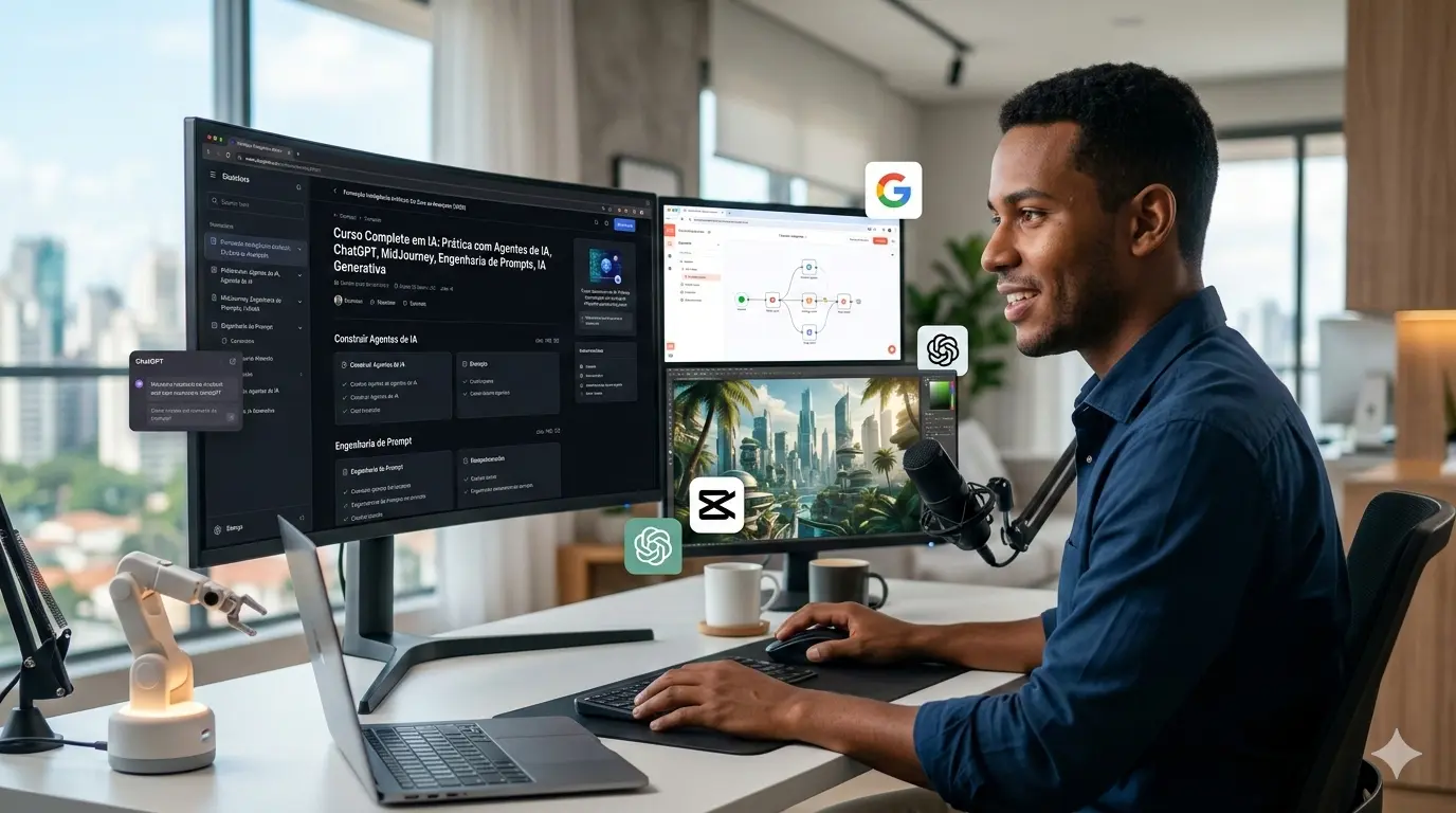 Melhor Curso de IA em Português 2026: Aprenda Inteligência Artificial do Zero